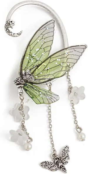 1pc Butterfly Tassel Earrings Butterfly Ear Cuffs Butterfly Flower Tassel Earrings Jewelry Gifts butterfly wings ear studs, exquisite jewelry for women