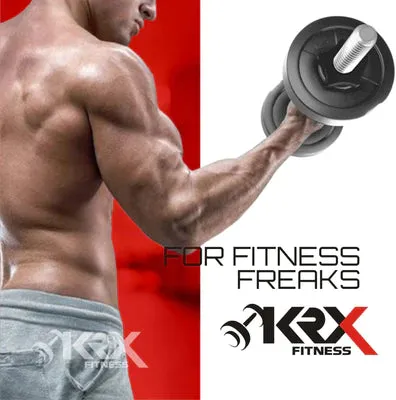 20 kg (2 kg x 4 = 8 kg   3 kg x 4 = 12 kg) PVC Combo with PVC Dumbbells | Home Gym