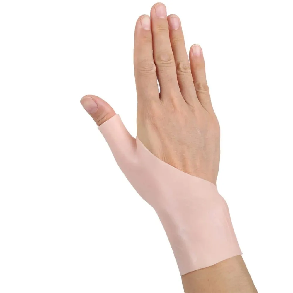2pcs/pair Silicone Gel Thumb Wrist Gloves for Tenosynovitis Spasms Rheumatism Arthritis