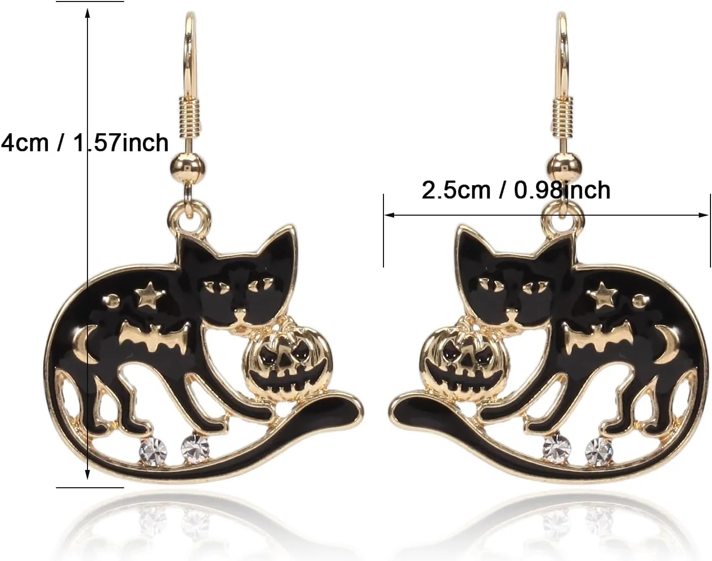 4th of July Independence Day Earring Halloween Earrings for Women Drop Dangle Gothic Earrings Costume Party Earrings Holiday Festive Jewelry Gifts