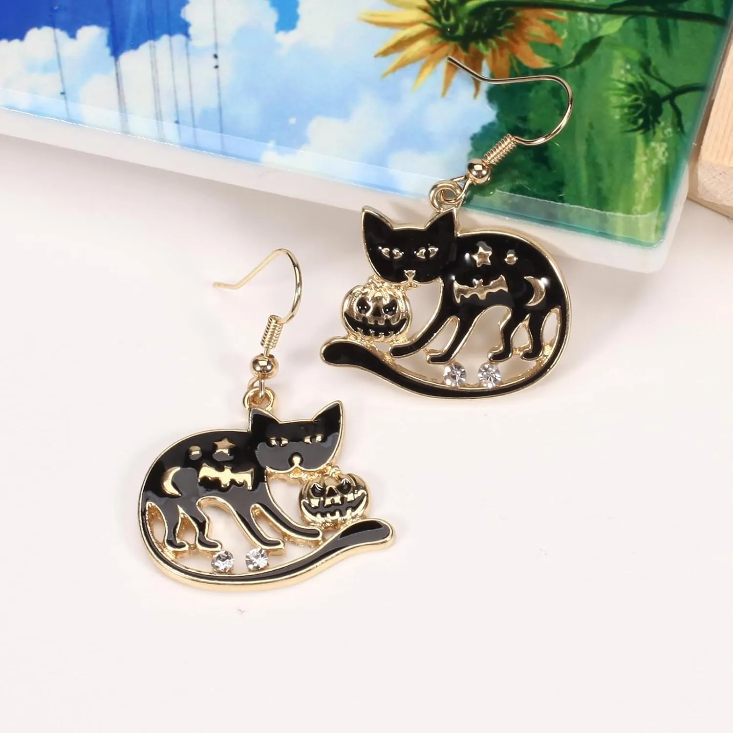 4th of July Independence Day Earring Halloween Earrings for Women Drop Dangle Gothic Earrings Costume Party Earrings Holiday Festive Jewelry Gifts