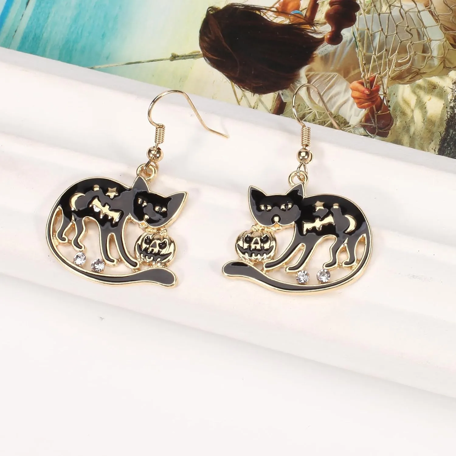 4th of July Independence Day Earring Halloween Earrings for Women Drop Dangle Gothic Earrings Costume Party Earrings Holiday Festive Jewelry Gifts