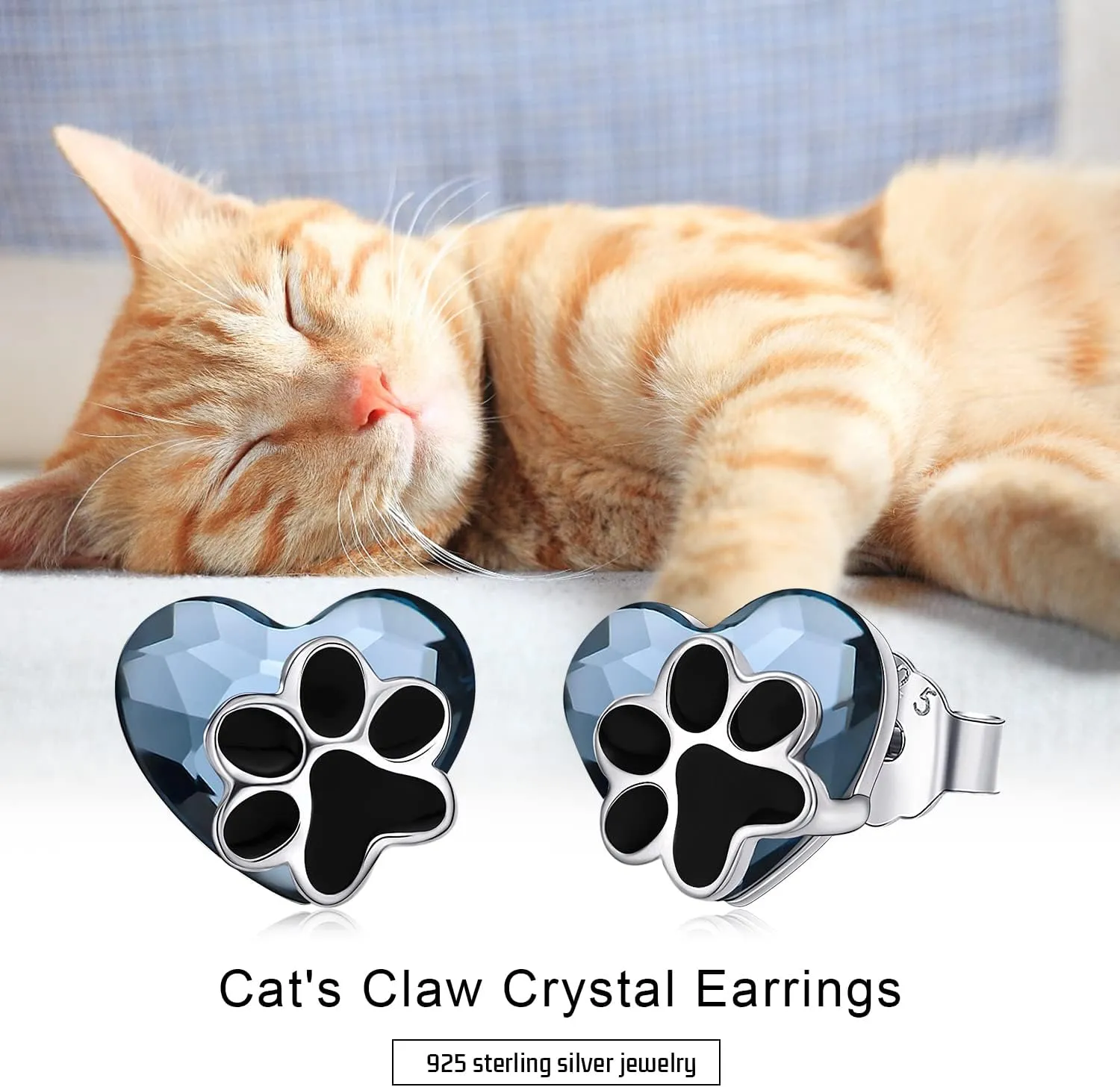 925 Sterling Silver Dog Earrings Cute Animal Puppy Stud Earrings Dog Jewelry Gifts for Women Girls Pet Lover Hypoallergenic Earrings for Sensitive Ears