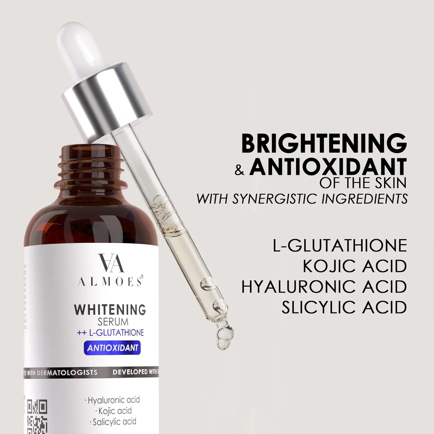 AA ALMOES L-Glutathione Serum – Brighten, Hydrate & Revitalize Your Skin ✨