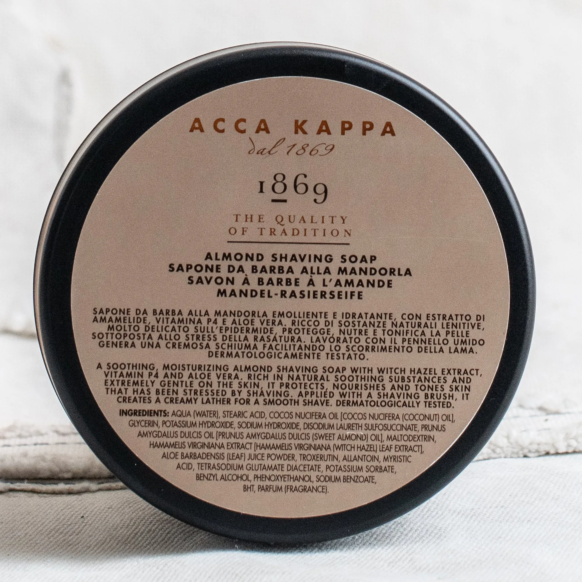 Almond Shaving Soap - Acca Kappa