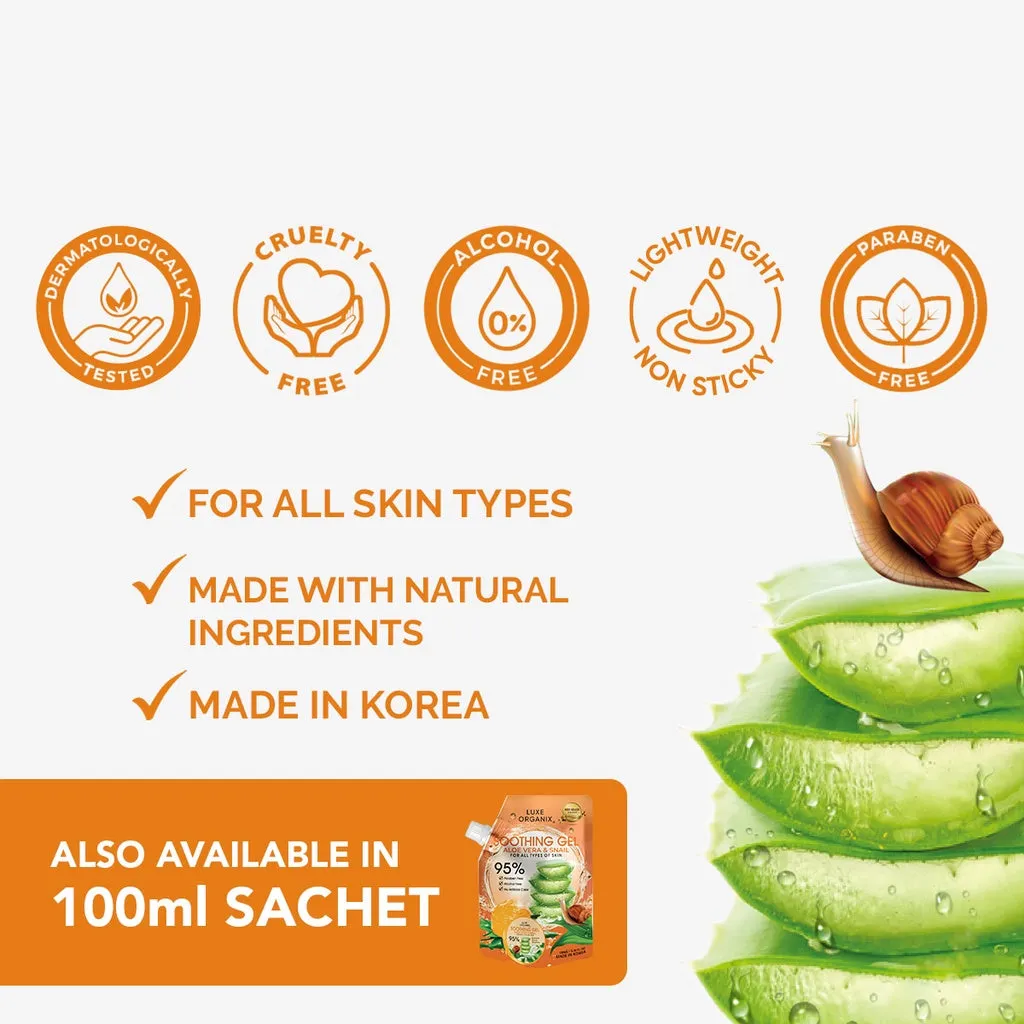 Aloe Vera & Snail Soothing Gel 300ml