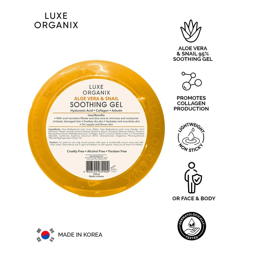 Aloe Vera & Snail Soothing Gel 300ml