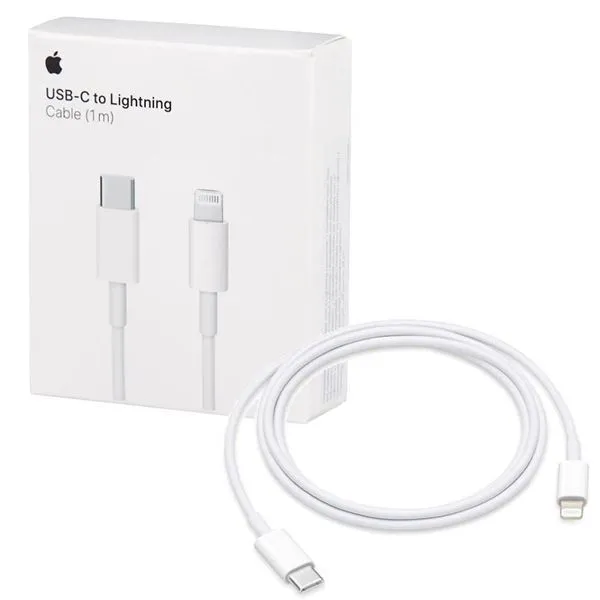 Apple iPad Pro 12.9-inch (3rd generation) USB-C to Lightning Thunderbolt 3 Charge and Data Sync Cable 1M White