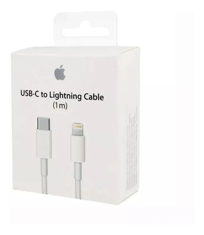 Apple iPad Pro 12.9-inch (3rd generation) USB-C to Lightning Thunderbolt 3 Charge and Data Sync Cable 1M White