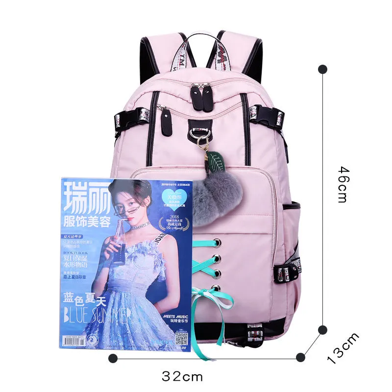 Backpack with External USB Charging Port | Stylish Computer Backpack