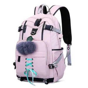 Backpack with External USB Charging Port | Stylish Computer Backpack