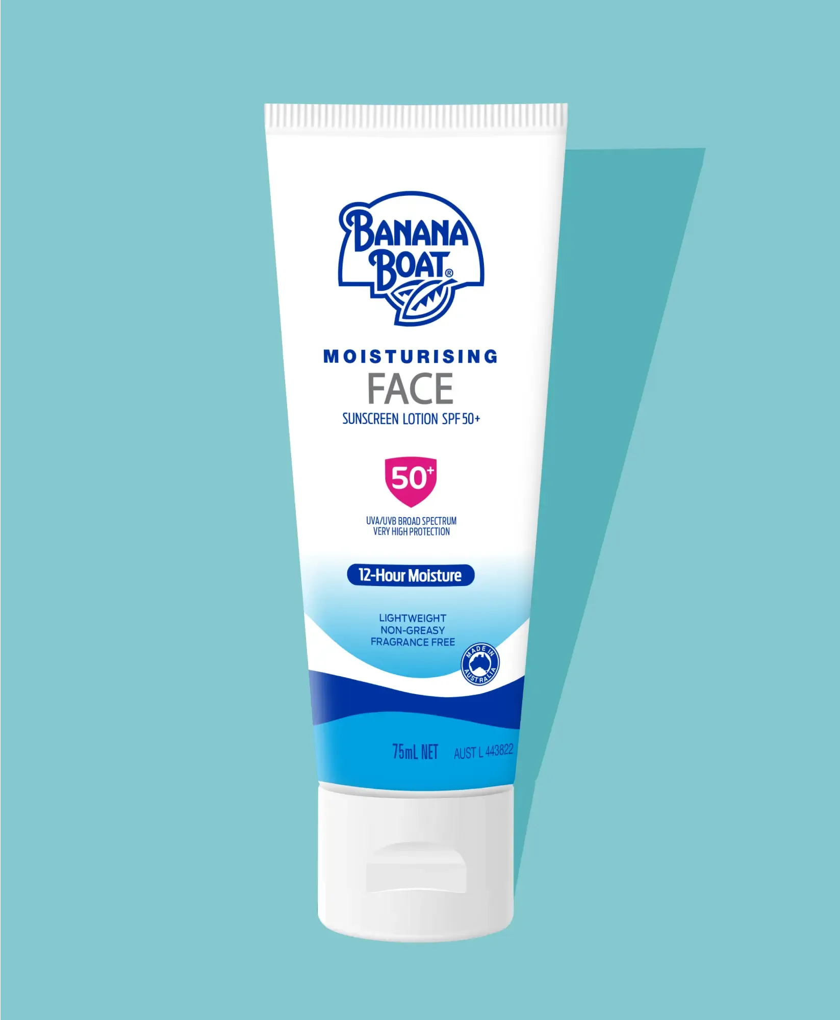 Banana Boat Moisturising Face Sunscreen Lotion SPF50  75G
