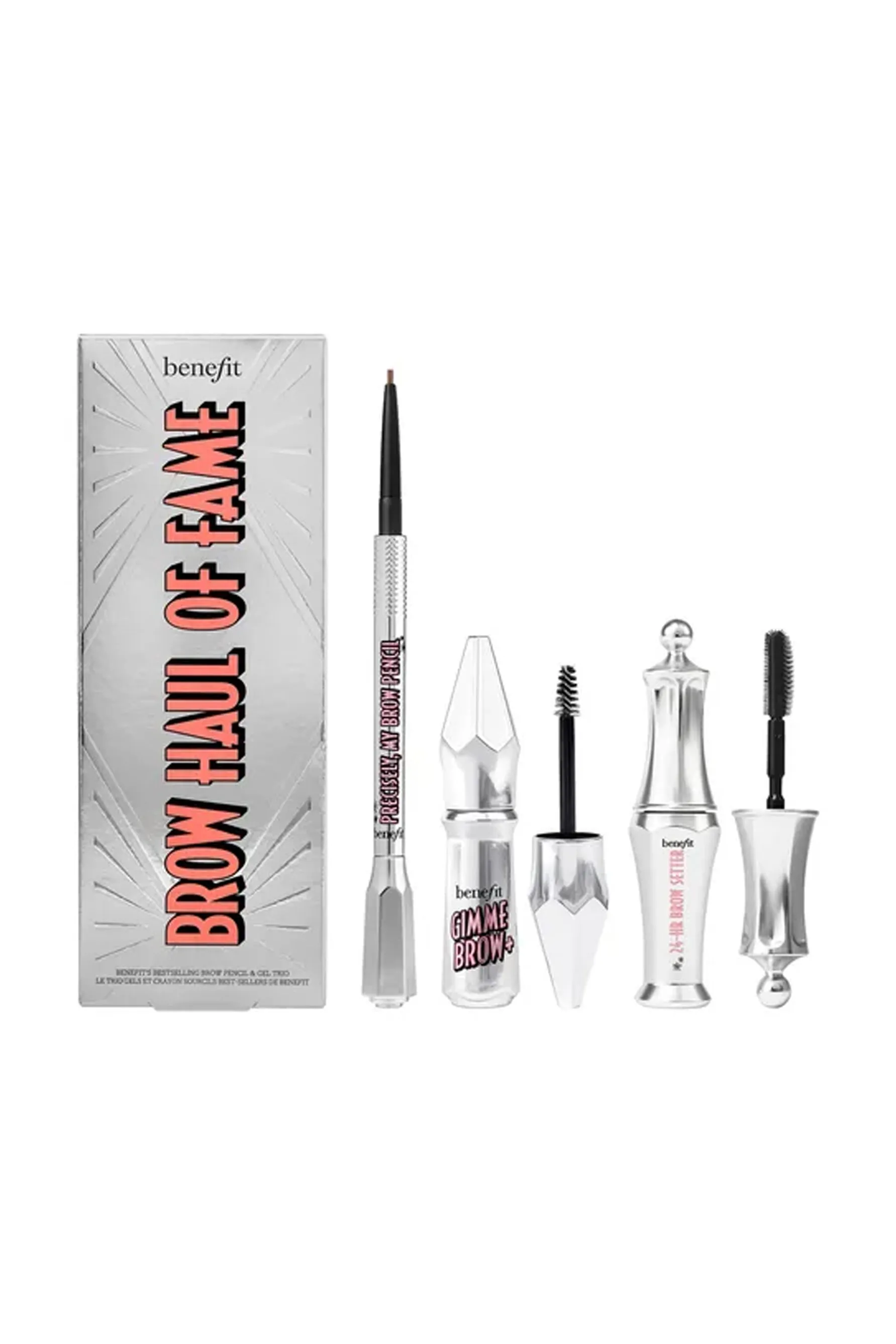 BENEFIT  Brow Haul Of Fame Brow Pencil & Gel Trio Shade 3