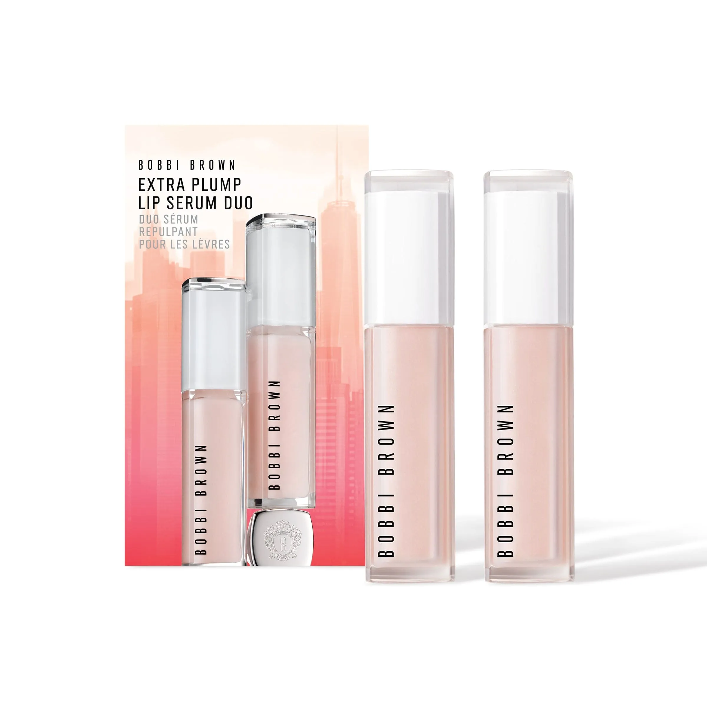 Bobbi Brown Extra Plum Lip Serum Duo In Bare Pink