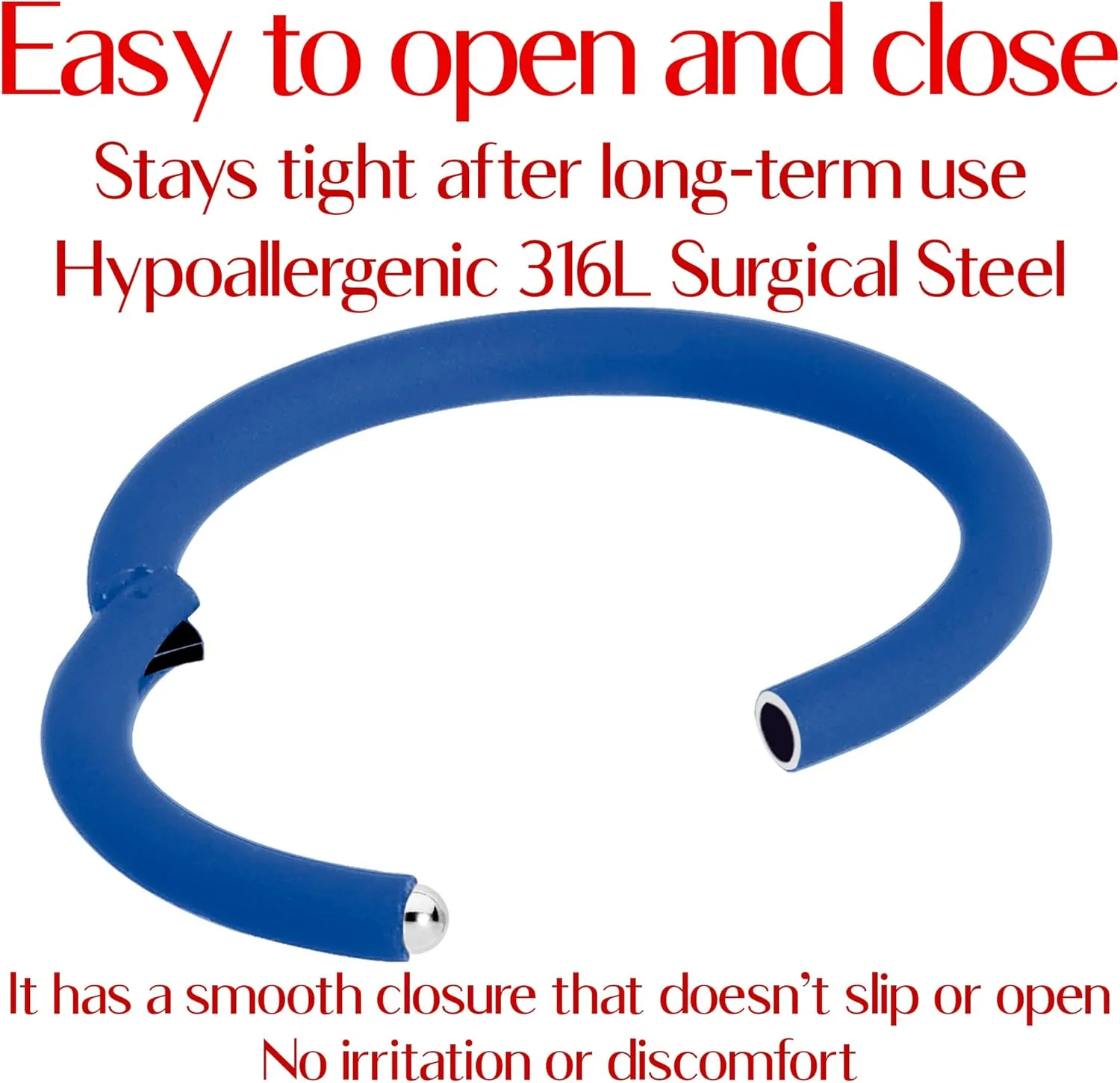 Body Candy Segment Hoop Rings 18 Gauge 316l Surgical Steel Lip Ring Cartilage