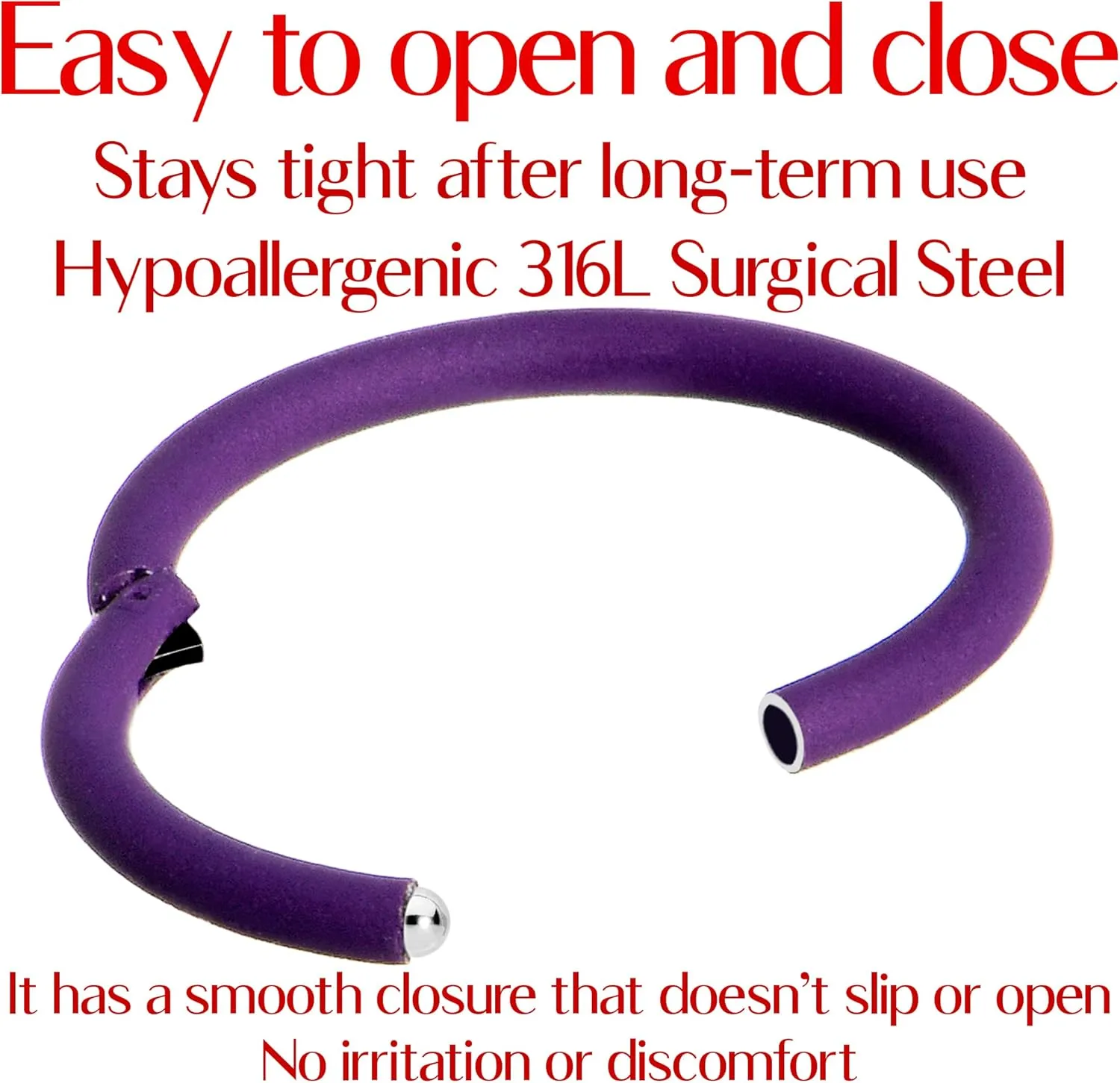 Body Candy Segment Hoop Rings 18 Gauge 316l Surgical Steel Lip Ring Cartilage