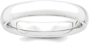 Bonyak Jewelry Platinum 4mm Lightweight Comfort-Fit Wedding Band Size 4.5 Charming