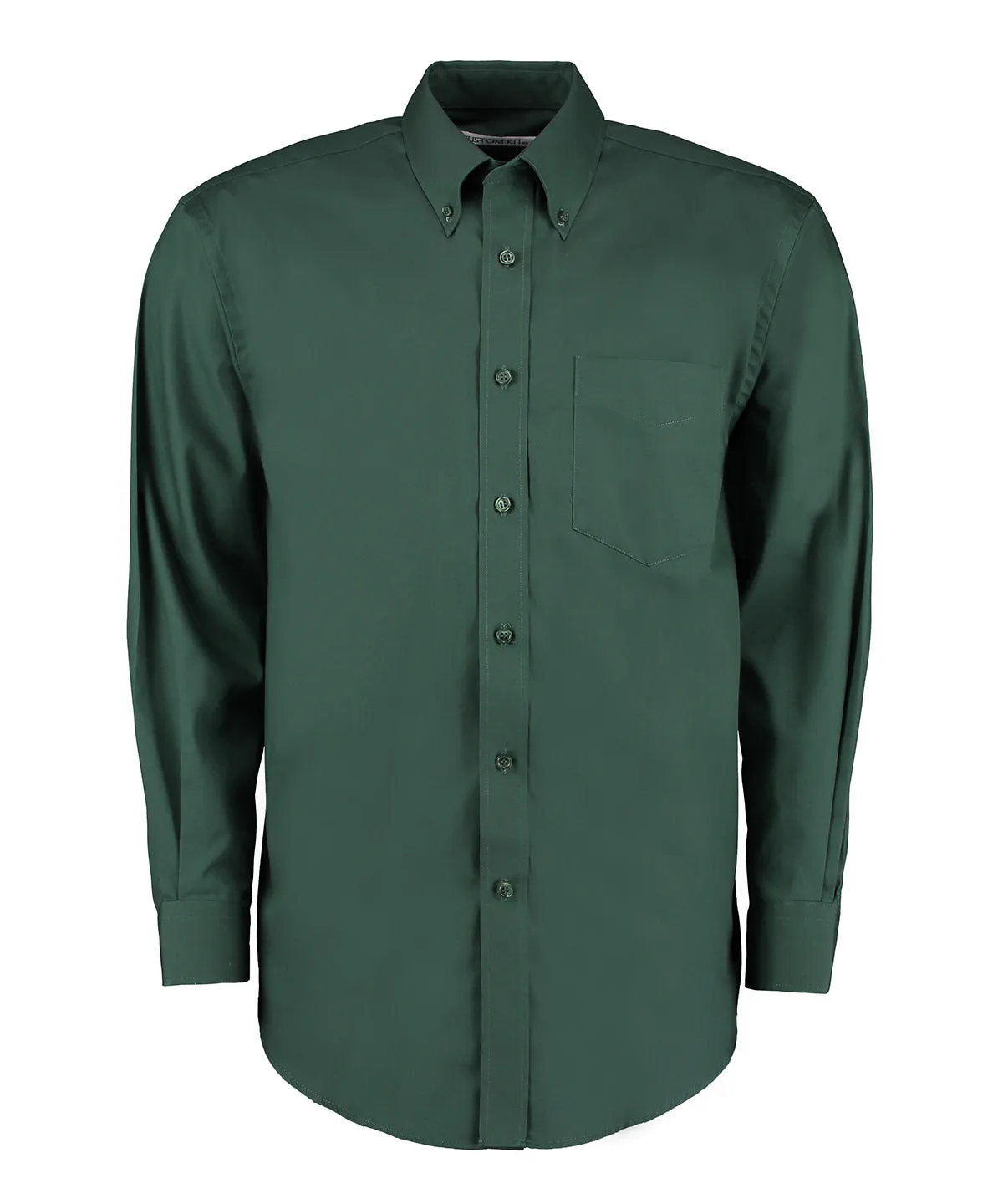 Bottle Green - Corporate Oxford shirt long-sleeved (classic fit)