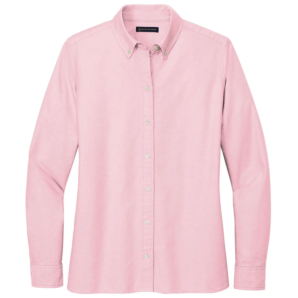 Brooks Brothers Women's Soft Pink Casual Oxford Cloth Shirt