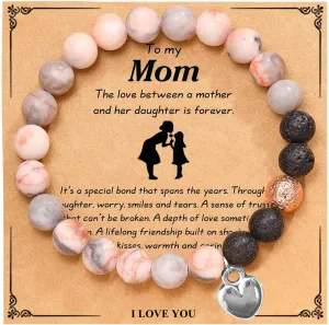 choice of all Mother Daughter Bracelets Mothers Day Gifts for Mom from Daughter Mommy and Me Matching Heart Valentine's Day Mother's Day Gifts for Mom Daughter