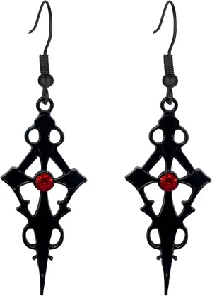 Cross Earrings for Women Vintage GothicCross Earring for Teen Girls Victorian Cross Dangle Earrings