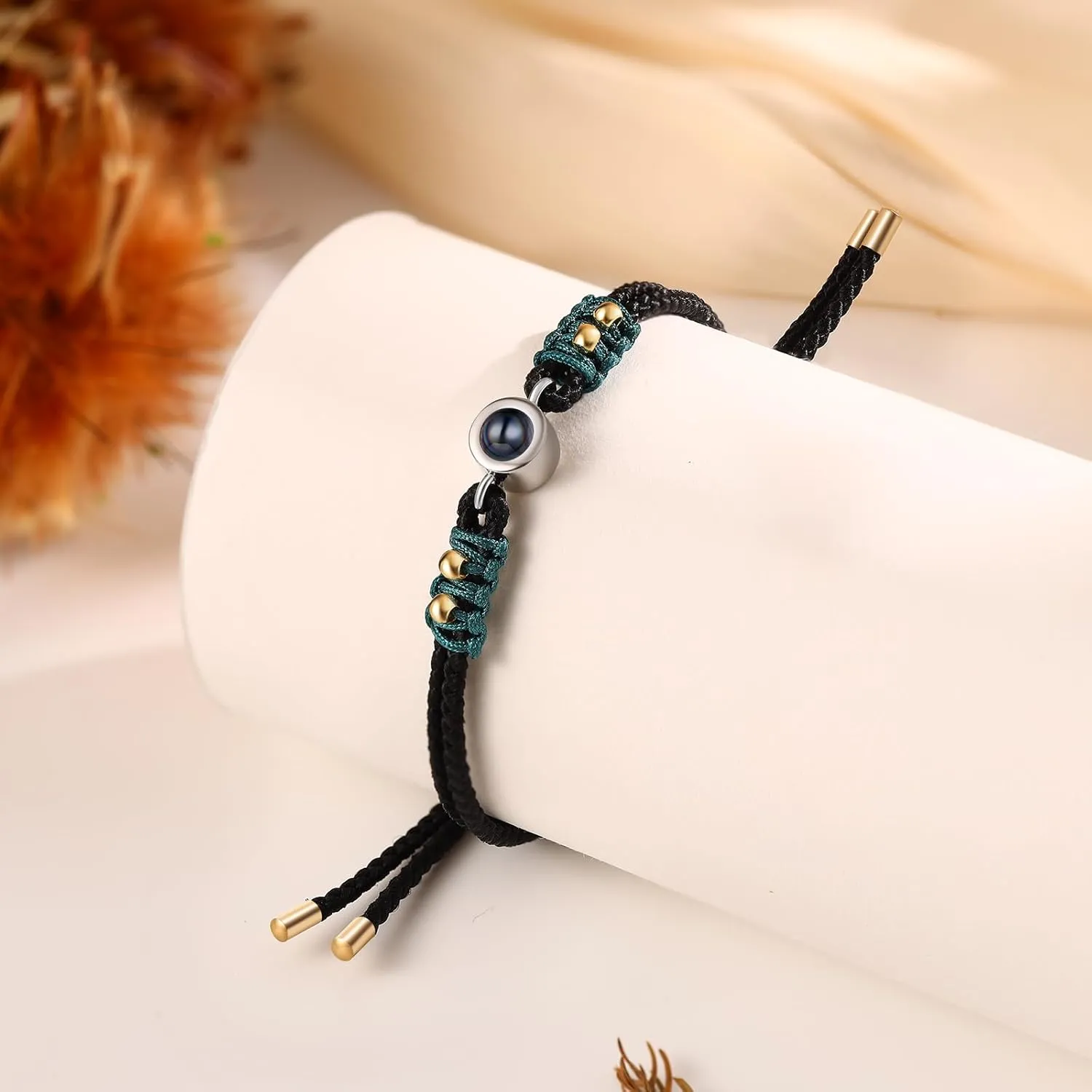Custom Bracelets with Picture Inside, Personalized Photo Projection Bracelet, Picture Bracelet Personalized Photo, Memorial Gifts for Women Men
