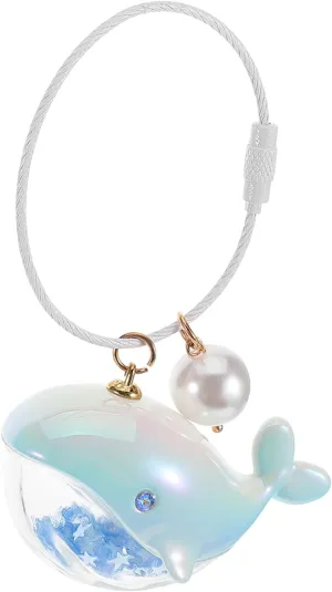 Dolphin Keychains, Cute Narwhal Whale Keychains, Couple Car Creative Pendants, Bag Ornaments Cute Wallet Accessories, Colorful Dolphin Pearl Models