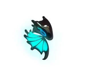 Dragon Head Ring - Luminous Glow in the Dark Dragon Ring - Pet Dragon - Glow Rings - Dragon Jewelry