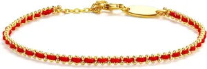 Dual Chain Bracelet for Women 18K Gold Plated Adjustable Bead Chain with Elegant String Stylish Handwoven Accessory for Gifts or Daily Wear