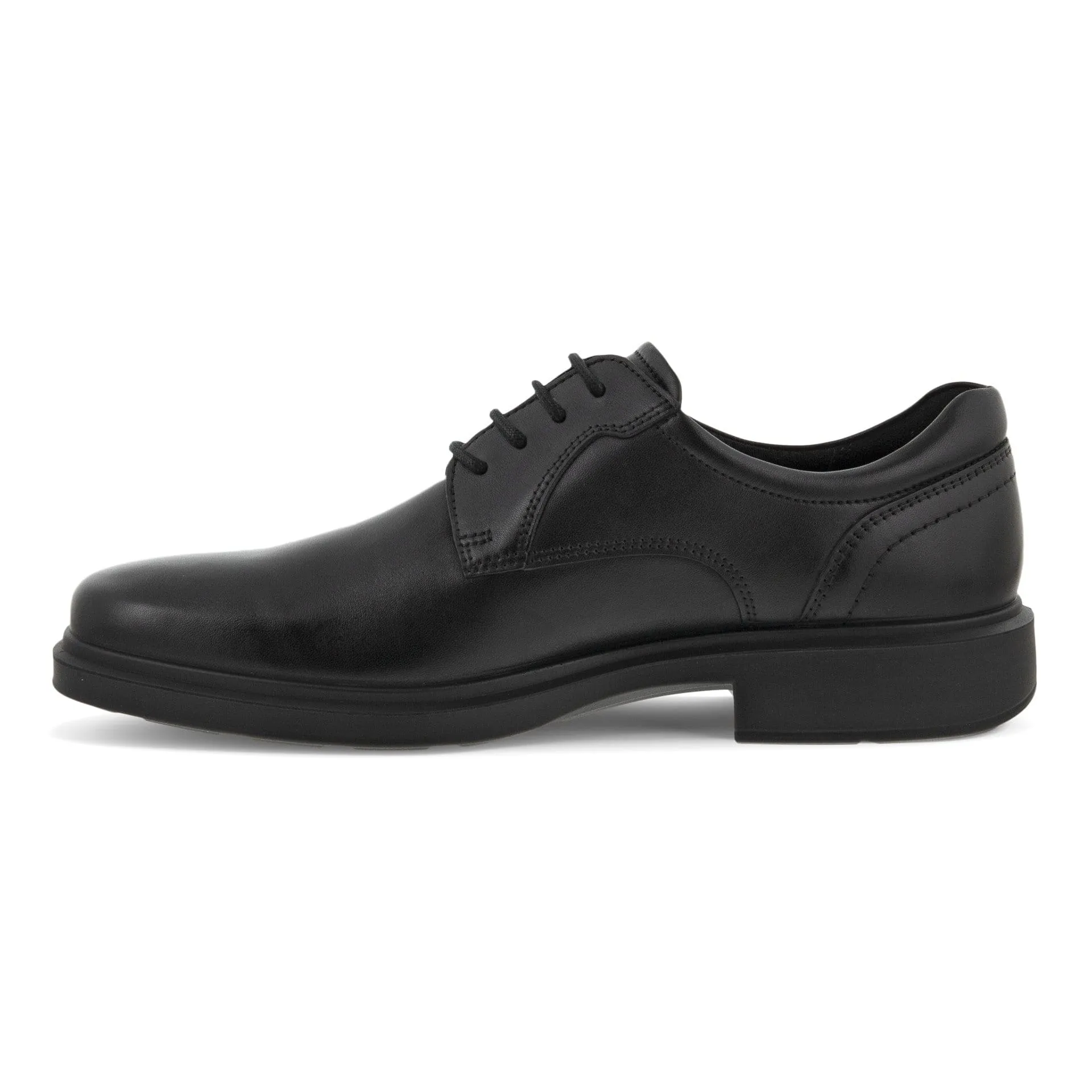 Ecco Men's Helsinki Apron Toe Dress Shoes- Black