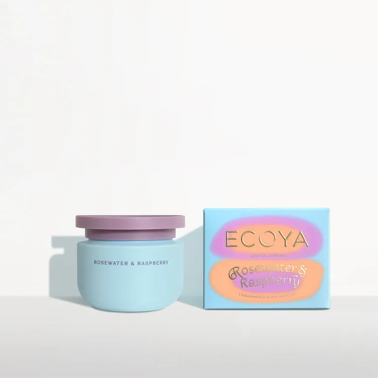 ECOYA Limited Edition Rosewater & Raspberry Body Souffl