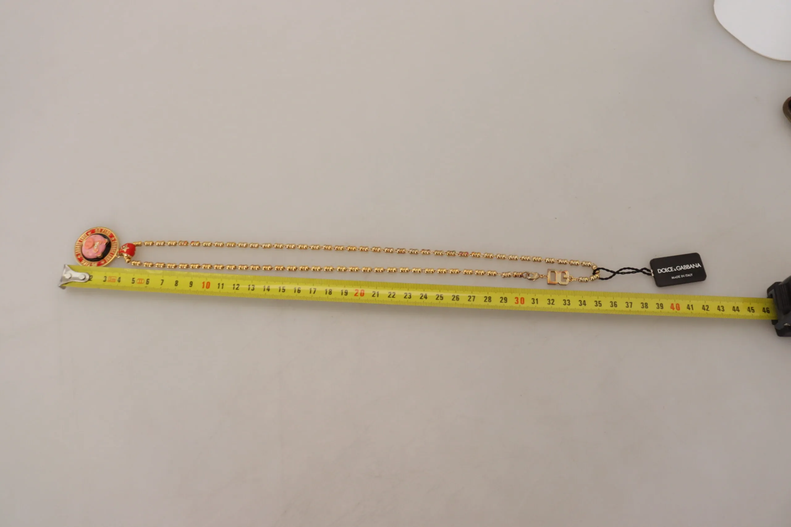 Elegant Gold Charm Chain Necklace