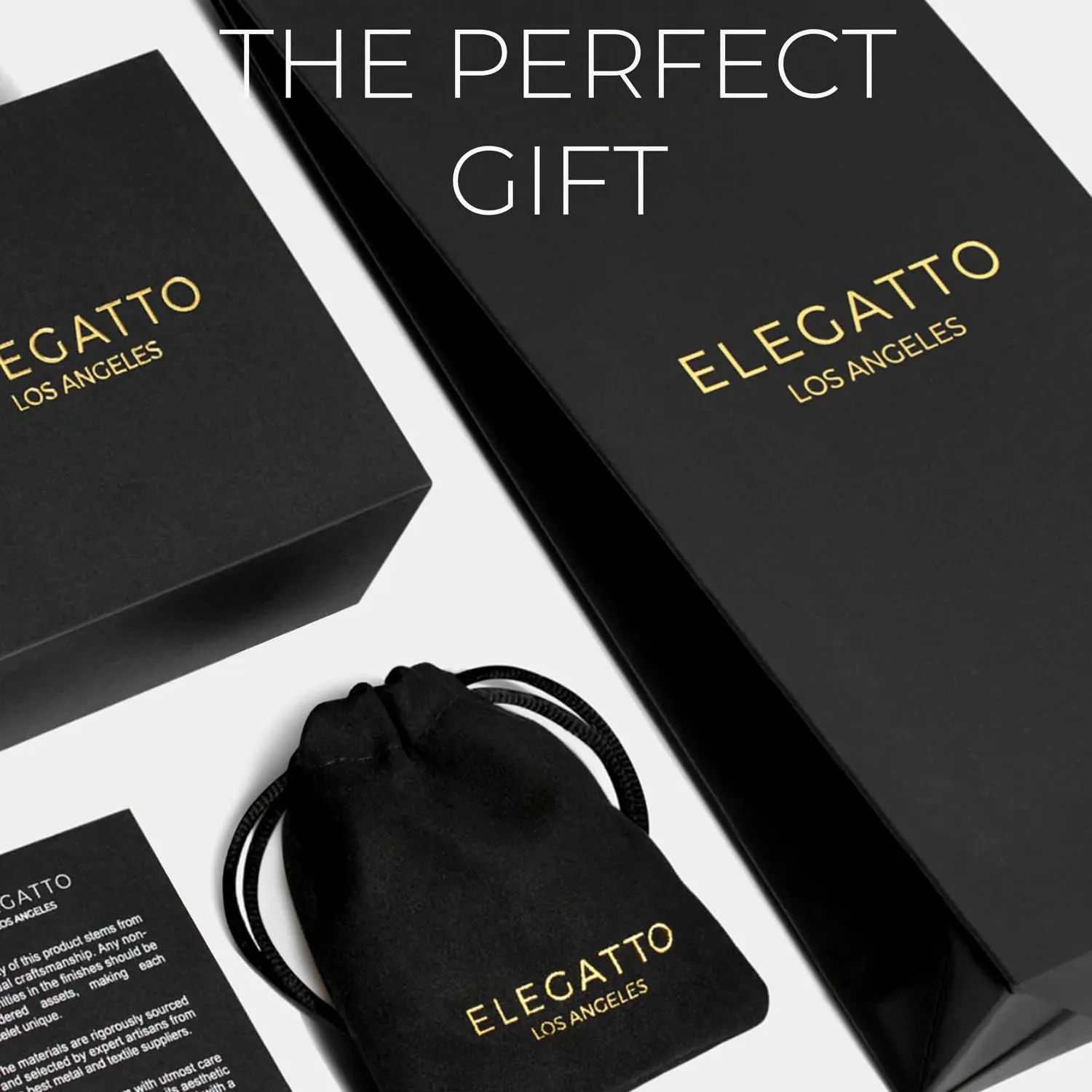 Elegatto Pelagus Premium Rope Bracelet for Men | Designed in California | High-Performance Cotton with Stainless Steel Shackle Closure | Mens Designer Bracelets