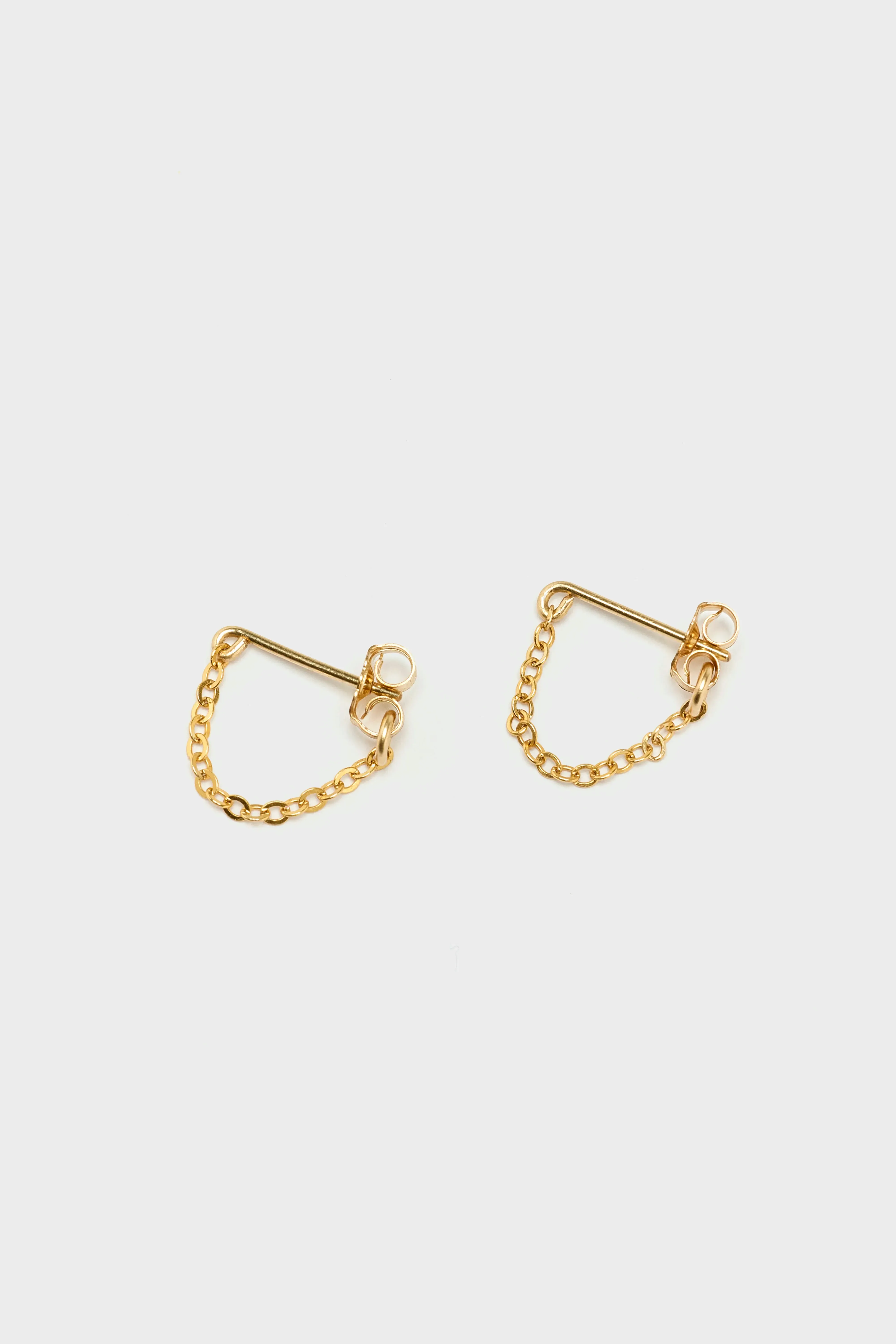 Essential Chain Earrings (242 / W / GOLD)