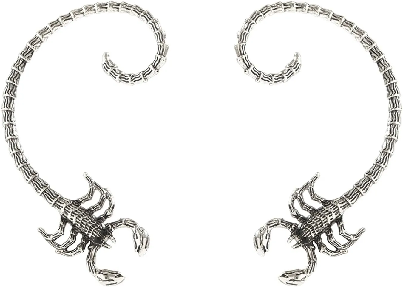 Exquisite Scorpion Earrings Unique Party Cool Scorpion Climber CER Ear Cuffs Earrings Men Women Statement Jewelry Alloy
