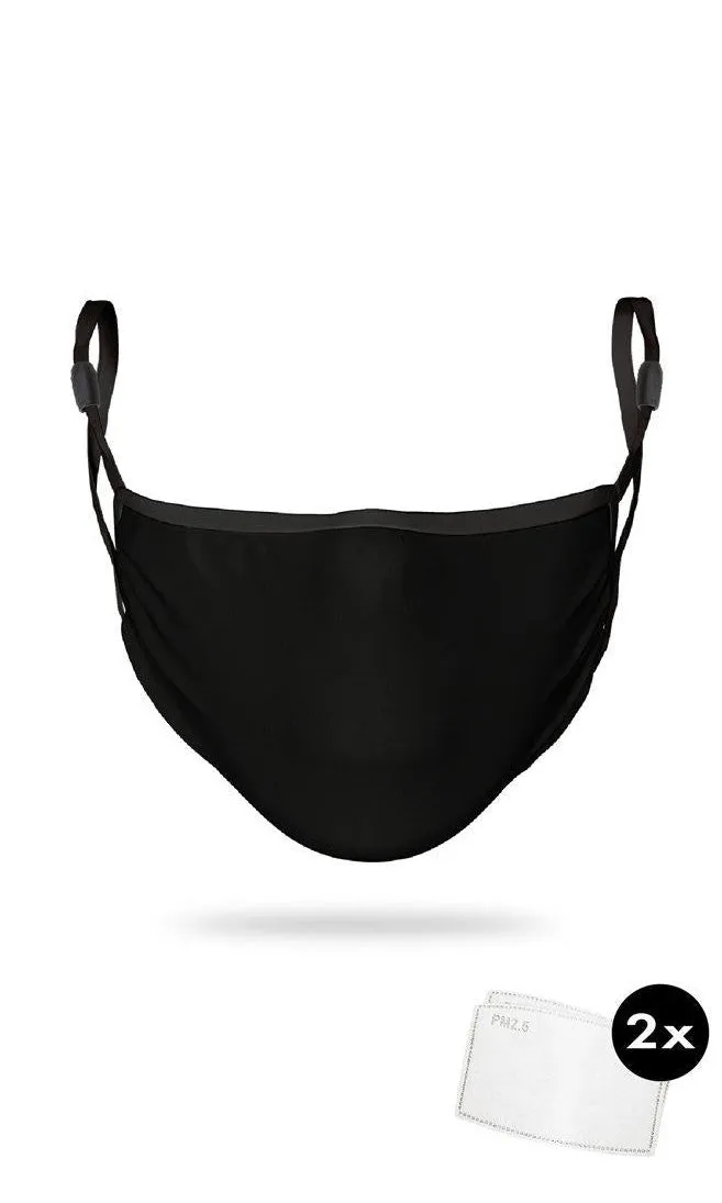 Face Mask Plain Black
