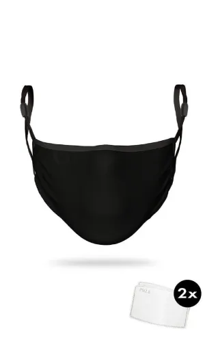 Face Mask Plain Black