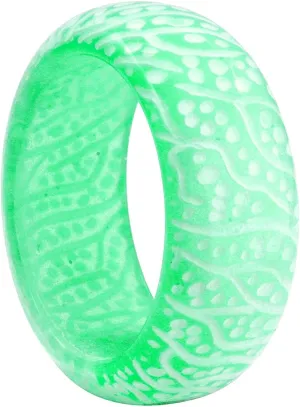 FUTIMELY Venus Orb Ring For Women Girls,Glow In The Dark Rings Luminous Glow Resin Acrylic Rings for Men Aesthetic Cool Trendy Dainty Jewelry