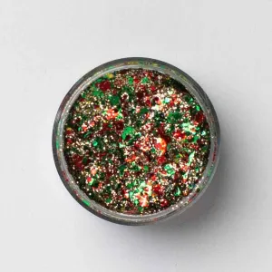 Galexie Glister Sleigh Bells" Christmas Glitter Gel - Hair, Face, Body Glitter Gel