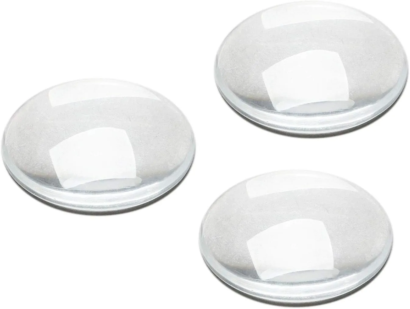 Glass Cabochons Dome Tiles, 10PCS 30mm, Thickness 7mm, Clear Round Flat Back Dome Cabochons Set for DIY Craft Photo Charms, Cameo Pendants, Rings, Necklace and Jewelry Making