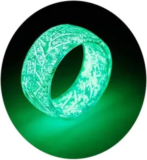 Glow Rings In The Dark Pink Green Blue Venus Orb Ring Rings For Women Men Trendy Resin Glow Ring Acrylic Aesthetic Rings For Women Cute