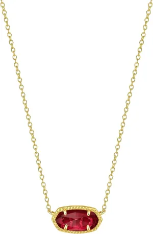 Gold Pendant Necklace - 14K Gold Plated Jewelry- Stylish Crystal Stone Necklace - Fashionable Pendant Necklace for Birthday, Wedding, Valentines and Everyday Jewelry For Women