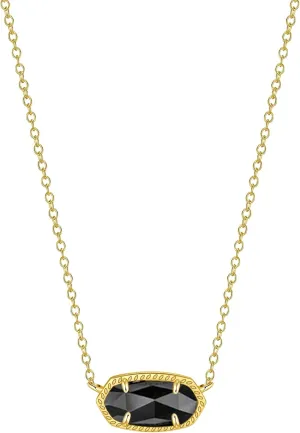 Gold Pendant Necklace - 14K Gold Plated Jewelry- Stylish Crystal Stone Necklace - Fashionable Pendant Necklace for Birthday, Wedding, Valentines and Everyday Jewelry For Women