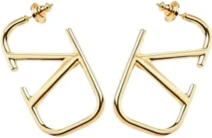 Gold Plated Elegant Stud Earrings for Women Fashion V Shaped Hypoallergenic Letter Earrings Dainty Jewelry