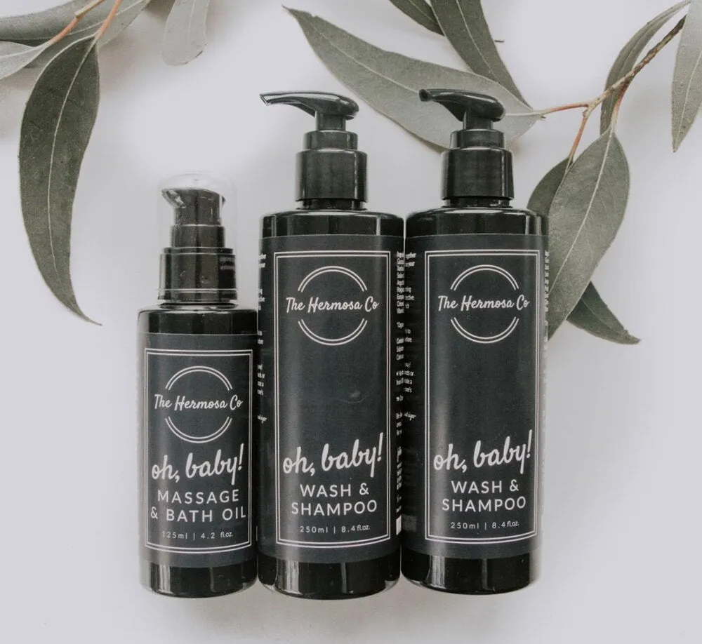 Hermosa Baby Bath Wash & Shampoo