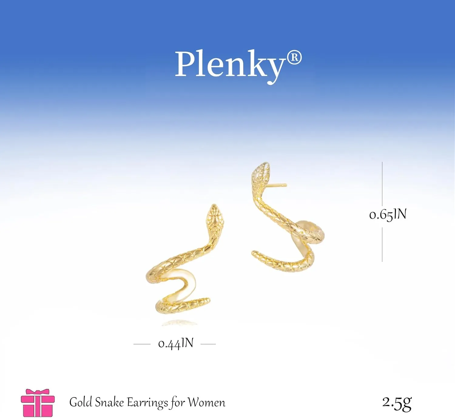 Huggie Earrings for Women-14K Gold/Silver Plated Starfish Butterfly Snake Feather Bee Leaf Dangle Earrings for Women Gold Hoop Earrings