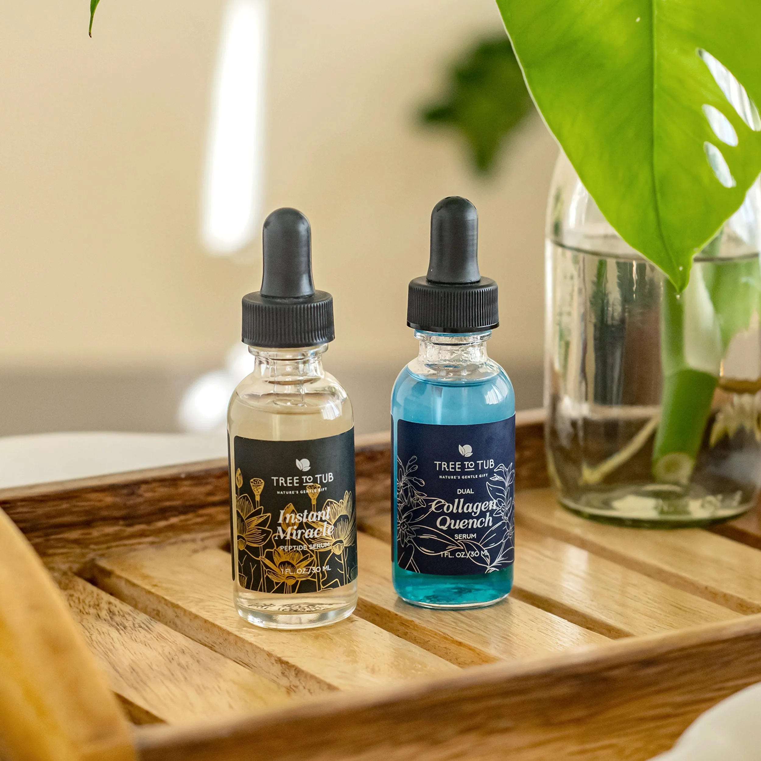 Hydrating Hyaluronic Acid & Vegan Collagen Serum for Face