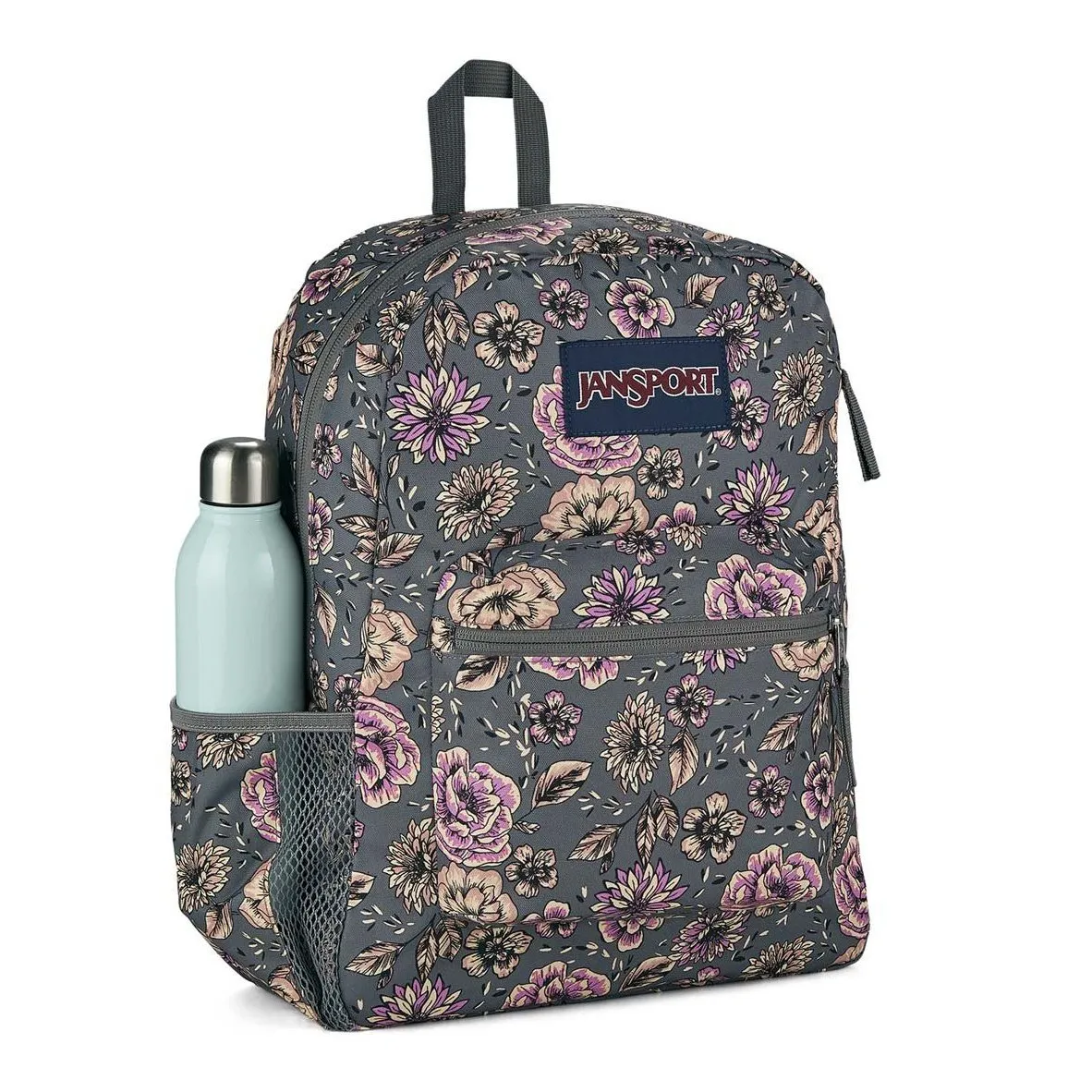 Jansport Cross Town Boho Floral Lgrphgy Casual Sports Backpack [WS]