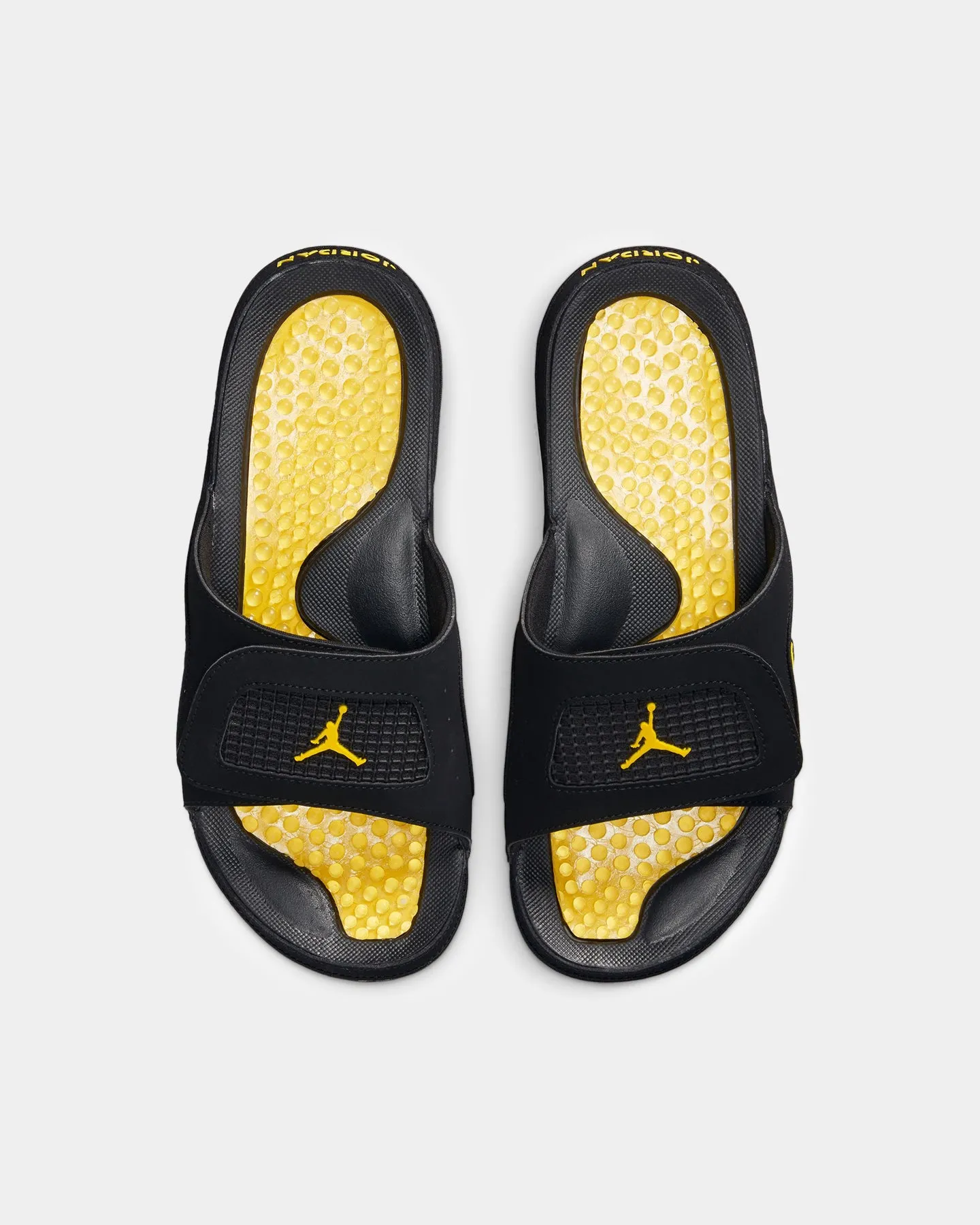 Jordan Hydro 4 Retro Black/Tour Yellow