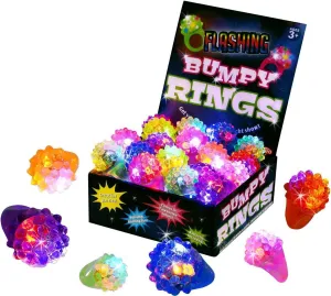 Kangaroo 18 Pack Glow in the Dark Rings for Kids, Glow Rings LED Party Favors, Treasure Box Toys for Classroom, Valentines Day Gifts for Kids, Easter Egg Fillers, Valentines Day Exchange Gifts